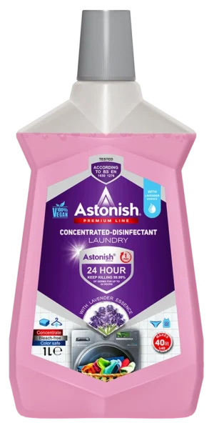 محلول خوشبوکننده و ضدعفونی کننده البسه آستونیش | Astonish concentrated disinfectant