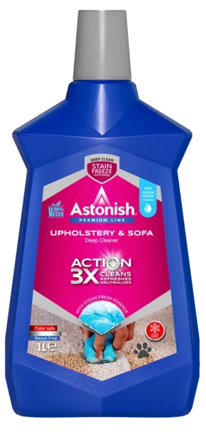 مایع پاک کننده و لکه بر مبلمان آستونیش | Astonish Upholstery Sofa Detergent Liquid